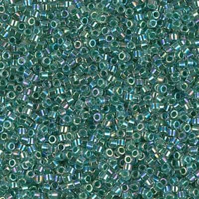[ DS ] Miyuki Delica Seed Beads 5g 11/0 DB0060 TR Light Green/Pink