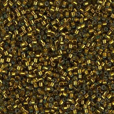 Miyuki Delica Seed Beads 5g 11/0 DB0604 TSL Golden Olive