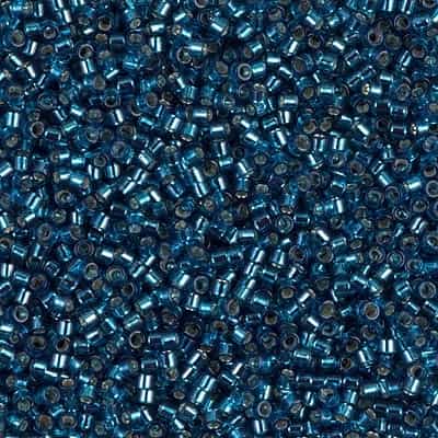 Miyuki Delica Seed Beads 5g 11/0 DB0608 TSL Dark Blue Turquoise