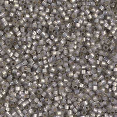 Miyuki Delica Seed Beads 5g 11/0 DB0630 TSL S-MA Lt Silvery-Grey