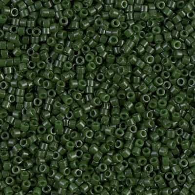 Miyuki Delica Seed Beads 5g 11/0 DB0663 OP Forest Green
