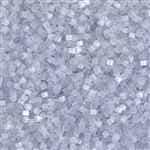 Miyuki Delica Seed Beads 5g 11/0 DB0677 Silvery Grey Satin