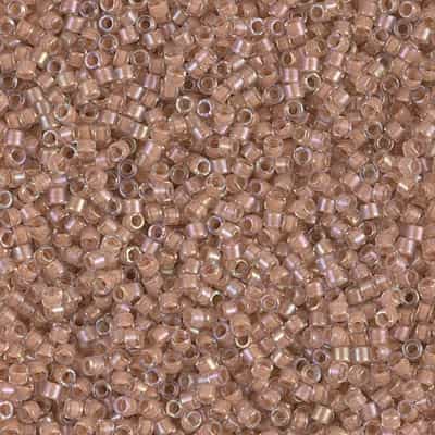[ DS ] Miyuki Delica Seed Beads 5g 11/0 DB0069 ICL Crystal/Old Rose