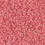 Miyuki Delica Seed Beads 5g 11/0 DB0070 ICL Crystal/Rose Pink