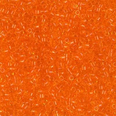 Miyuki Delica Seed Beads 5g 11/0 DB0703 T Orange