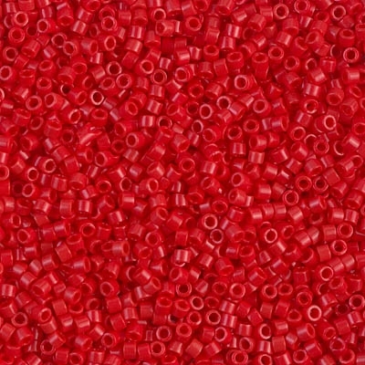 Miyuki Delica Seed Beads 5g 11/0 DB0723 OP Red