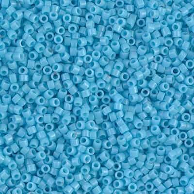 Miyuki Delica Seed Beads 5g 11/0 DB0725 OP Turquoise Blue