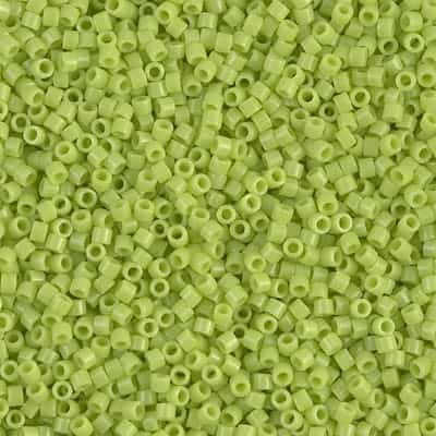 Miyuki Delica Seed Beads 5g 11/0 DB0733 OP Lime Green