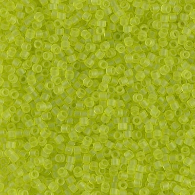 [ DS ] Miyuki Delica Seed Beads 5g 11/0 DB0766 T Matte Lime Green