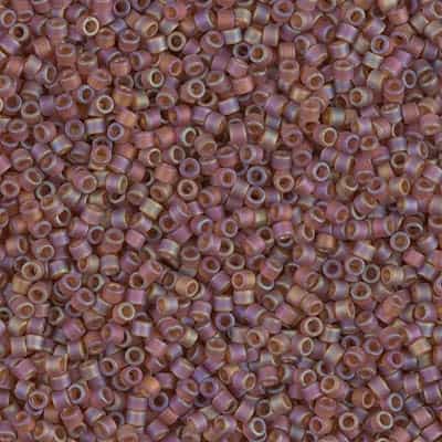 Miyuki Delica Seed Beads 5g 11/0 DB0853 TR MA Dark Amber