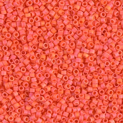 Miyuki Delica Seed Beads 5g 11/0 DB0872 OPR MA Bright Orange