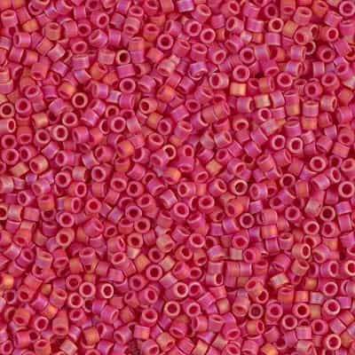 Miyuki Delica Seed Beads 5g 11/0 DB0874 OPR MA Drk Berry/Fuchsia