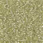 Miyuki Delica Seed Beads 5g 11/0 DB0903 ICL* Crystal/Lt Peridot