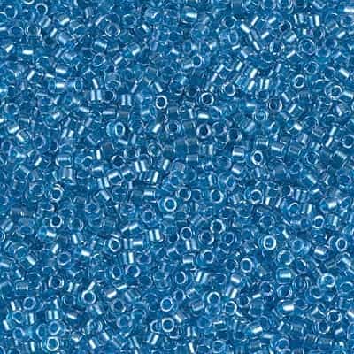 Miyuki Delica Seed Beads 5g 11/0 DB0905 ICL* Crystal/Blue