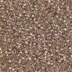 Miyuki Delica Seed Beads 5g 11/0 DB0907 ICL* Crystal/Taupe