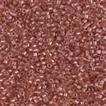 Miyuki Delica Seed Beads 5g 11/0 DB0913 ICL* Lt Topaz/Soft Rose