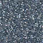 Miyuki Delica Seed Beads 5g 11/0  DBH0111 Hex TL R Med Grey-Blue