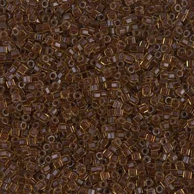 Miyuki Delica Seed Beads 5g 11/0  DBH1393 Hex ICL* Golden Brown/Chocolate