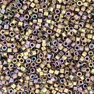 [ DS ] Miyuki Delica Seed Beads 1g DBH0502 HEX 22 Kt DK Gold Iris