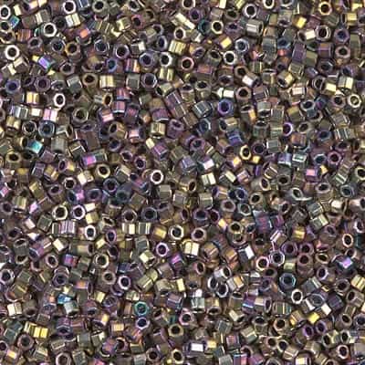 [ DS ] Miyuki Delica Seed Beads 1g DBH0541 HEX Palladium Dark Gold