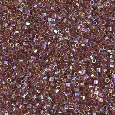 [ DS ] Miyuki Delica Seed Beads 5g 11/0  DBH0088 Hex TR Light Rose/Gold