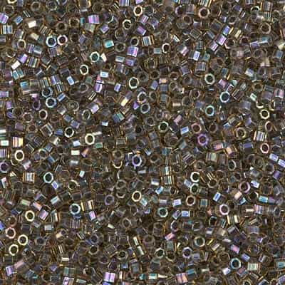 [ DS ] Miyuki Delica Seed Beads 5g 11/0  DBH0089 Hex TR Green/Violet/Gold