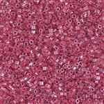 Miyuki Delica Seed Beads 5g 11/0  DBH0914 Hex ICL* Crstl/Redish Pk