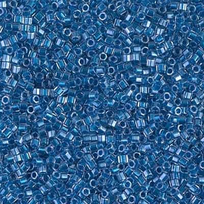 [ DS ] Miyuki Delica Seed Beads 5g 11/0  DBH0920 Hex ICL* Crystal/Bright Blue