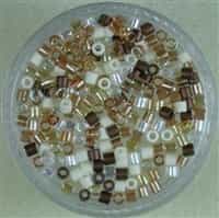 Miyuki Delica 8/0 Seed Bead Mix 6.8 Grams Honey Butter