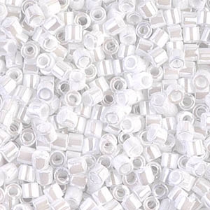 Miyuki Delica Seed Beads 8/0 5 Grams DBL0201 OPL White