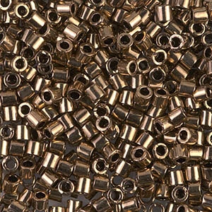 Miyuki Delica Seed Beads 8/0 5 Grams DBL0022 Metallic Bronze