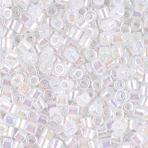 Miyuki Delica Seed Beads 8/0 5 Grams DBL0222 OPR White Pearl