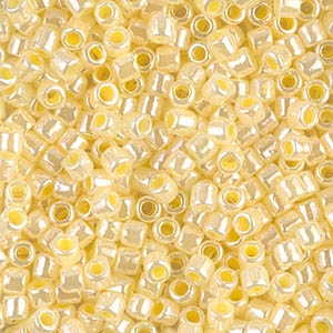 Miyuki Delica Seed Beads 8/0 5 Grams DBL0232 OPL Pastel Yellow