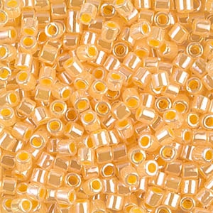 Miyuki Delica Seed Beads 8/0 5 Grams DBL0233 OPL Butterscotch Yellow