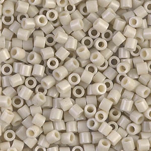 Miyuki Delica Seed Beads 8/0 5 Grams DBL0261 OPL Newsprint White