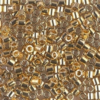 Miyuki Delica Seed Beads 8/0 1 Gram DBL0034 18 Kt Ham Gold Pla