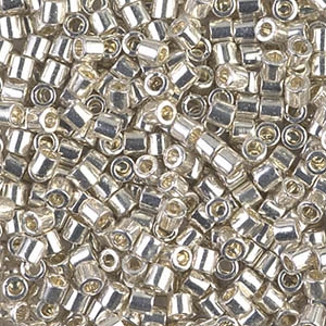 Miyuki Delica Seed Beads 8/0 5 Grams DBL0035  M Galvanized Silver