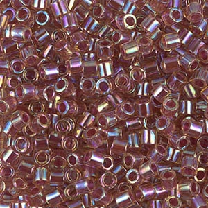 Miyuki Delica Seed Beads 8/0 5 Grams DBL0088 TR Lt Rose/Gold