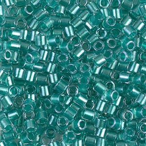 Miyuki Delica Seed Beads 8/0 5 Grams DBL0904 ICL* Crystal/Aqua