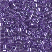 Miyuki Delica Seed Beads 8/0 5 Grams DBL0906 ICL Crystal/Purple