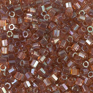 Miyuki Delica Seed Beads 8/0 DBLH0122 Hex TR Gold Brown