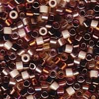 Miyuki 10/0 Delica Seed Bead Mix 7 Grams Wheatberry