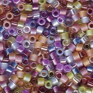 Miyuki 10/0 Delica Seed Bead Mix 7 Grams Prarie