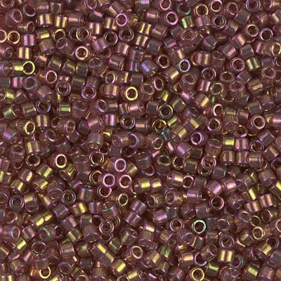 [ DS ] Miyuki Delica 10/0 Seed Beads 5g DBM0103 TL Raspberry/Gold