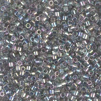 Miyuki Delica Seed Beads 5g DBM0107 TR Light Steel