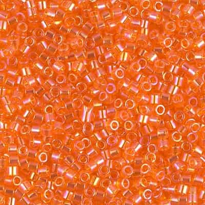 Miyuki Delica Seed Beads 5g DBM0151 TR Tangerine