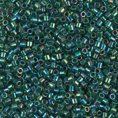 Miyuki Delica Seed Beads 5g DBM0175 TR Green