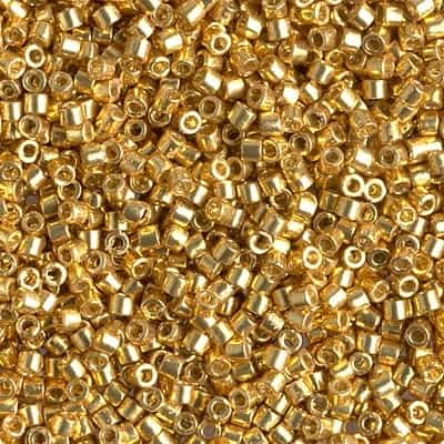 [ DS ] Miyuki Delica Duracoat Seed Beads 5g DBM1832 Gold