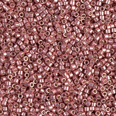 Miyuki Delica 10/0 Seed Beads 5g 10/0 DBM1839 Duracoat Galvanized Dark Coral