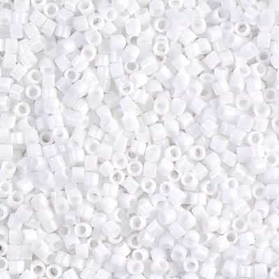 Miyuki Delica Seed Beads 5g DBM0200 OP White